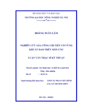 Nghiên cứu gia công chi tiết có vùng khuất dao trên máy cnc