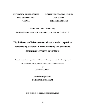 Luận văn the influence of labor market size and social capital to outsourcing decision empirical study for small and medium enterprises in vietnam