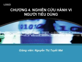 Chương 4 nghiên cứu hành vi người tiêu dùng