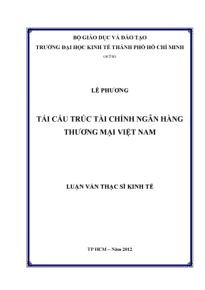 Luận văn tái cấu trúc tài chính ngân hàng thương mại việt nam