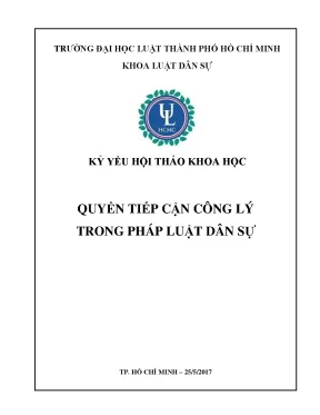 Quyền tiếp cận công lý trong pháp luật dân sự