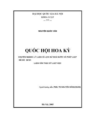 Quốc hội hoa kỳ