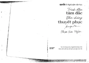 Quyển 1 nghị luận văn học trích dẫn tâm đắc dẫn chứng thuyết phục