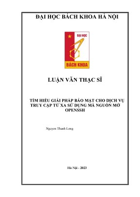 Tìm hiểu giải pháp bảo mật cho dịch vụ truy cập từ xa sử dụng mã nguồn mở openssh