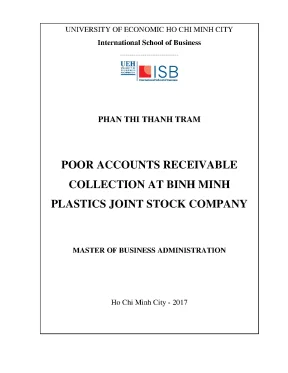 Luận văn poor accounts receivable collection at binh minh plastics joint stock company