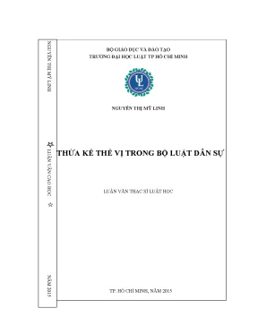 Thừa kế thế vị trong bộ luật dân sự