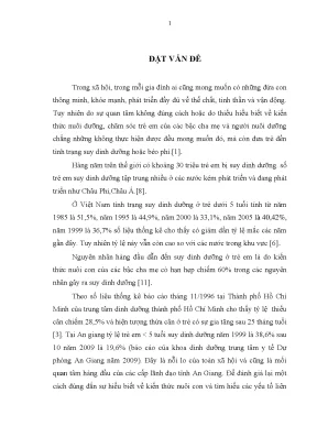 0549 nghiên cứu tình hình suy dinh dưỡng trẻ em dưới 5 tuổi tại xã vĩnh hanh huyện châu thành tỉnh an giang năm 2013