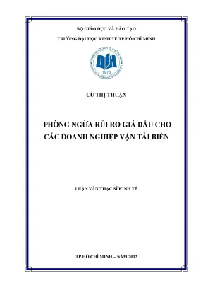 Luận văn phòng ngừa rủi ro giá dầu cho các doanh nghiệp vận tải biển