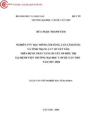 1704 nghiên cứu đặc điểm lâm sàng cận lâm sàng và tình trạng lưu huyết não trên bệnh nhân tăng huyết áp điều trị tại bv trường đại học y dược cần thơ năm 2