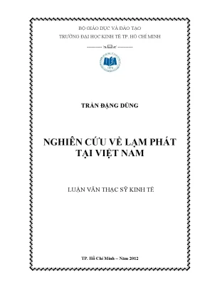 Luận văn nghiên cứu về lạm phát tại việt nam
