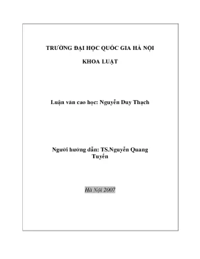 Pháp luật về bồi thường hỗ trợ và tái định cư khi nhà nước thu hồi đất qua thực tiễn thi hành tại thành phố hà nội