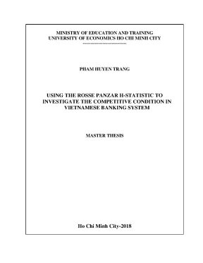 Luận văn using the rosse panzar h statistic to investigate the the competitive condition in vietnamese banking system