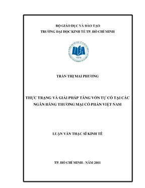 Luận văn thực trạng và giải pháp tăng vốn tự có tại các ngân hàng thương mại cổ phần việt nam luận văn thạc sĩ