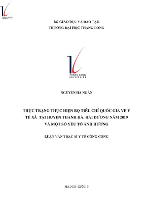 Luận văn thạc sĩ y tế công cộng đánh giá kiến thức thực hành phòng chống bệnh răng miệng cho trẻ của cha mẹ học sinh có con học tại trường tiểu học võ tị sáu thành phố hòa bình năm 2019