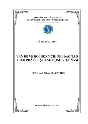 Vấn đề về bồi hoàn chi phí đào tạo theo pháp luật lao động việt nam