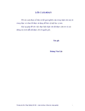 Ảnh hưởng của chế phẩm emina thảo mộc và thảo dược đến sinh trưởng và năng suất cải bắp trồng tại sa pa tỉnh lào cai