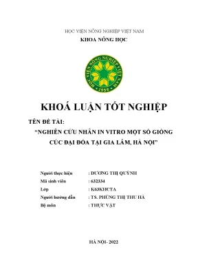 Đánh giá khả năng sinh trưởng và phát triển của một số chủng nấm đông trùng hạ thảo cordyceps militaris