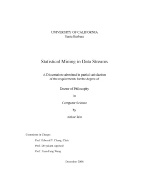 Luận án tiến sĩ statistical mining in data streams