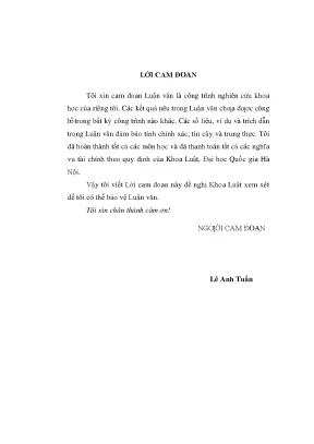 Quản lý nhà nước về hải quan đối với hoạt động đầu tư trực tiếp tại khu kinh tế qua thực tiễn tỉnh thanh hóa