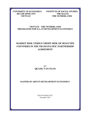 Luận văn market risk versus credit risk of the selected countries in the trans pacific partnership agreement