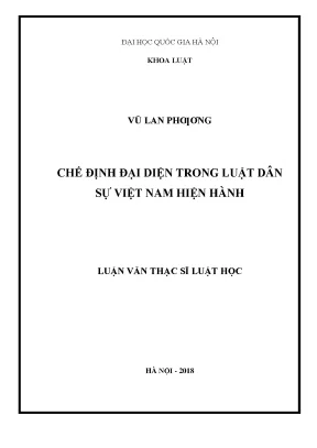 Chế định đại diện trong luật dân sự việt nam hiện hành