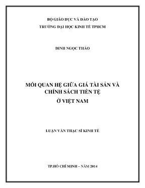 Luận văn mối quan hệ giữa giá tài sản và chính sách tiền tệ ở việt nam