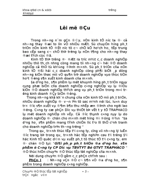 Giải pháp phát triển đa dạng hóa sản phẩm ở công ty cổ phần dược và tbvtyt bộ giao thông vận tải traphaco