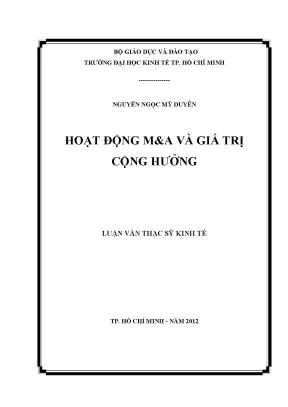 Luận văn hoạt động ma và giá trị cộng hưởng