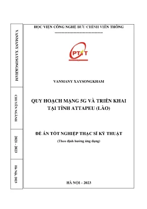 Luận văn thạc sĩ nghiên cứu công nghệ xg pon và đề xuất triển khai tại tỉnh chăm pa sắc