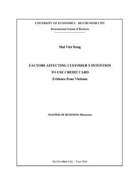 Luận văn factors affecting customers intention to use sredit card