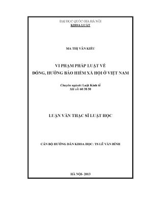 Vi phạm pháp luật về đóng hưởng bảo hiểm xã hội ở việt nam