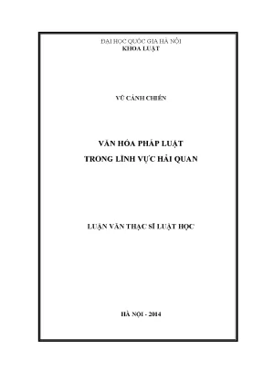 Văn hóa pháp luật trong lĩnh vực hải quan