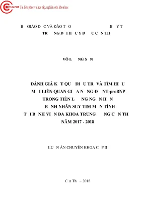 1697 nghiên cứu đặc điểm lâm sàng cận lâm sàng vi khuẩn học và kết quả điều trị bệnh nhân viêm phổi liên quan đến thở máy tại khoa hồi sức tích cực chống đ