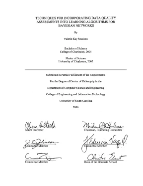 Luận án tiến sĩ techniques for incorporating data quality assessments into learning algorithms for bayesian networks