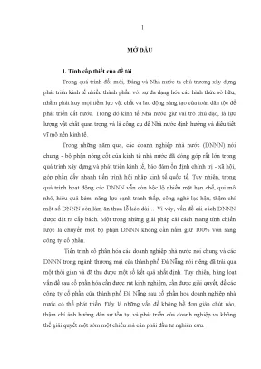 Cổ phần hóa doanh nghiệp nhà nước ở việt nam hiện nay thực trạng và giải pháp
