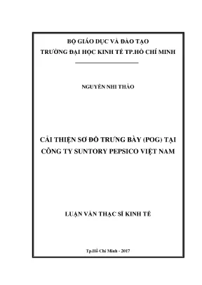 Luận văn cải thiện sơ đồ trưng bày pog tại công ty suntory pepsico việt nam