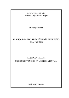 Văn học dân gian trên vùng đất phú lương thái nguyên
