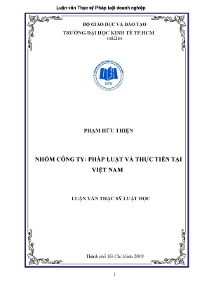 Luận văn thạc sĩ pháp luật doanh nghiệp nhóm công ty pháp luật và thực tiễn tại việt nam watermark
