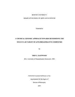 Luận án tiến sĩ a chemical genomic approach towards determining the molecular target of anti proliferative compounds