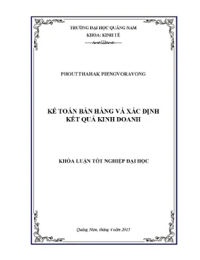1120 kế toán bán hàng và xác định kết quả kinh doanh tại công ty tnhh tm xd an sơn phoutthahak piengvoravong luận văn đh quảng nam