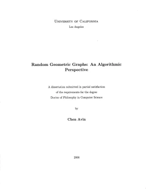 Luận án tiến sĩ random geometric graphs an algorithmic perspective