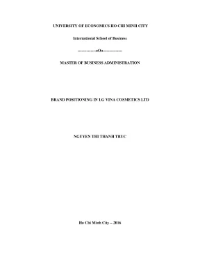 Luận văn brand positioning in lc vina cosmetics ltd