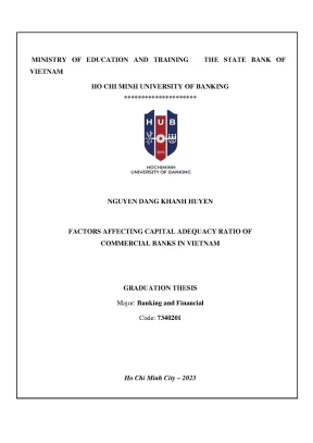 Factors affecting the capital adequacy ratio of commercial banks