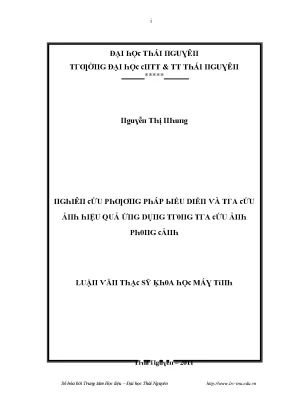 Luận văn nghiên cứu phương pháp biểu diễn và tra cứu ảnh hiệu quả ứng dụng trong tra cứu ảnh phong cảnh
