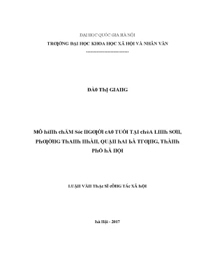 Luận văn mô hình chăm sóc người cao tuổi tại chùa linh sơn phường thanh nhàn quận hai bà trưng thành phố hà nội