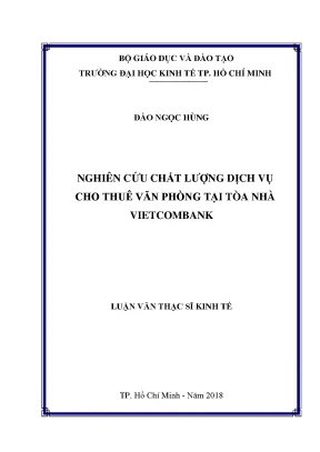 Luận văn nghiên cứu chất lượng dịch vụ cho thuê văn phòng tại tòa nhà vietcombank