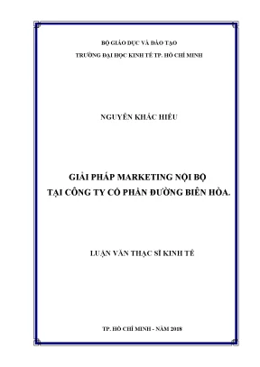 Luận văn giải pháp marketing nội bộ tại công ty cổ phần đường biên hòa