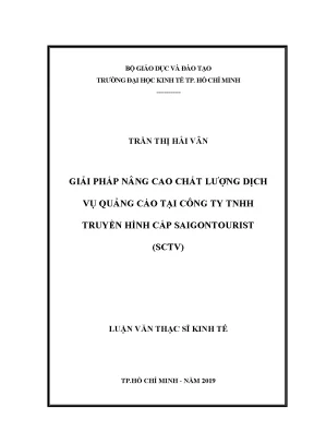 Luận văn giải pháp nâng cao chất lượng dịch vụ quảng cáo tại công ty tnhh truyền hình cáp saigontourist sctv