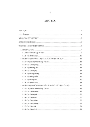 Luận văn thạc sĩ nghiên cứu vấn đề tích hợp dữ liệu của bộ giao thông vận tải áp dụng thử nghiệm đối với việc tích hợp cơ sở dữ liệu từ cục hàng hải về bộ