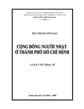 Cộng đồng người nhật ở thành phố hồ chí minh